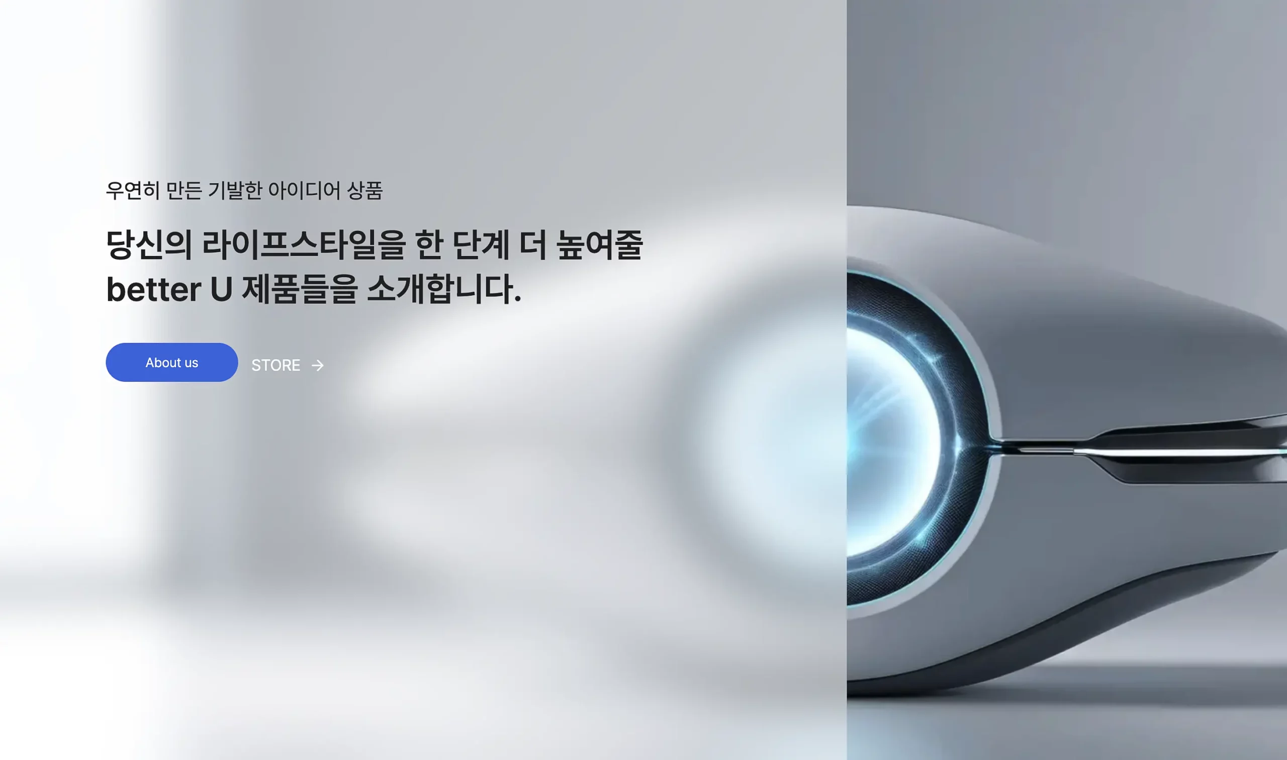 기업 쇼핑몰 홈페이지