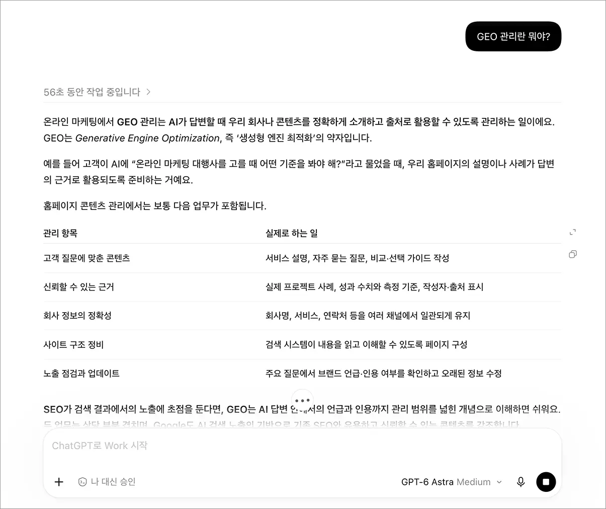 GEO 마케팅 대행사